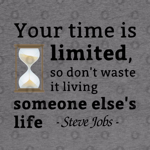 Your Time is Limited Steve Jobs Quotes by ANEW